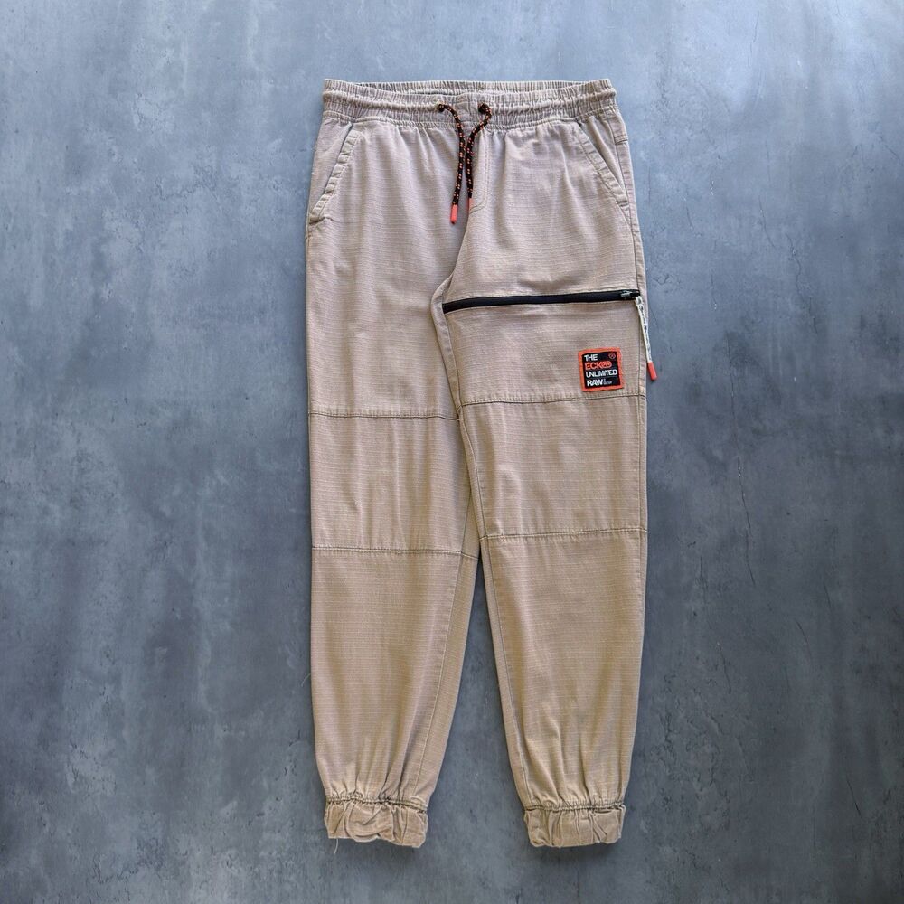 ECKO Unltd Jogger Pants Men's Small Raw Uncut Ripstop Streetwear Hip Hop Grunge